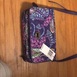 Vera Bradley purple shoulder bag / handbag